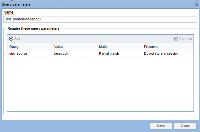 Query Parameters example